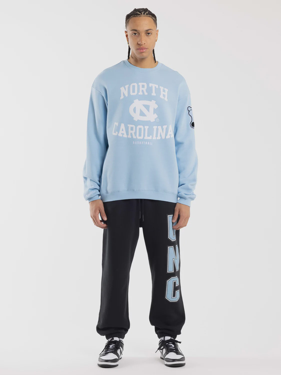 University of North Carolina Warm Up Blue Crewneck Sweatshirt