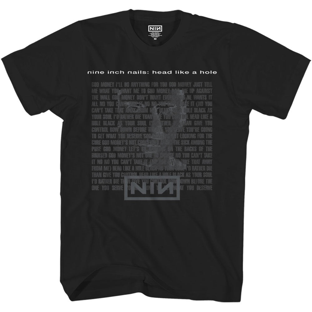 Nine Inch Nails Head Like A Hole Black Tee