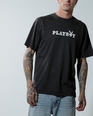 Playboy Bunny O Black Tee