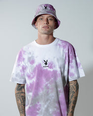 Playboy Tie Dye Bunny Purple Tee