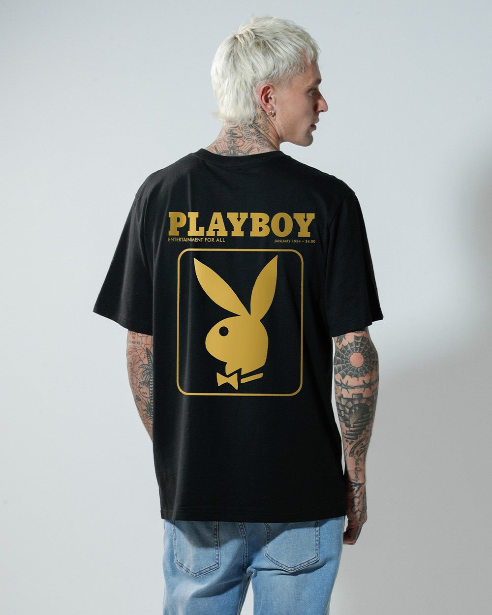 Playboy January '84 Black Tee