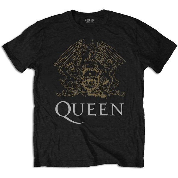 Queen Crest Black Tee