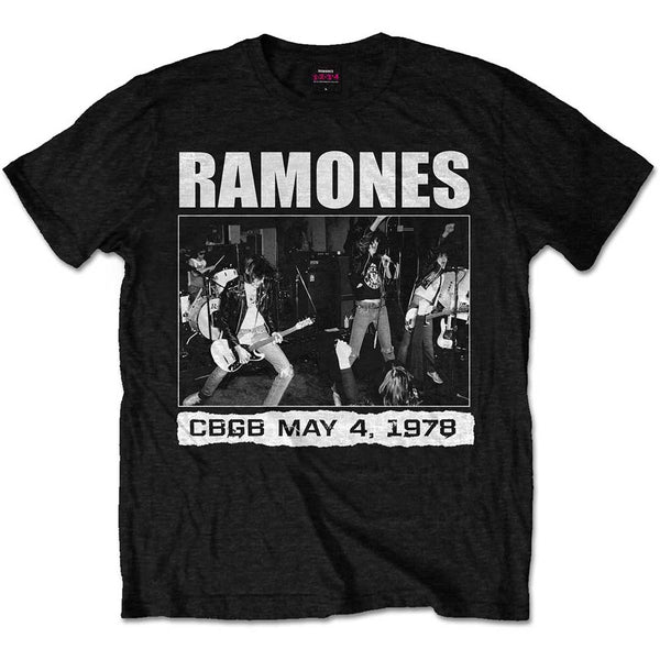 Ramones CBGB 1978 Black Tee