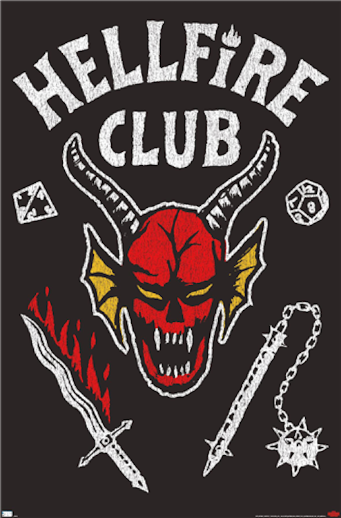 Stranger Things 4 Hellfire Club Poster #511