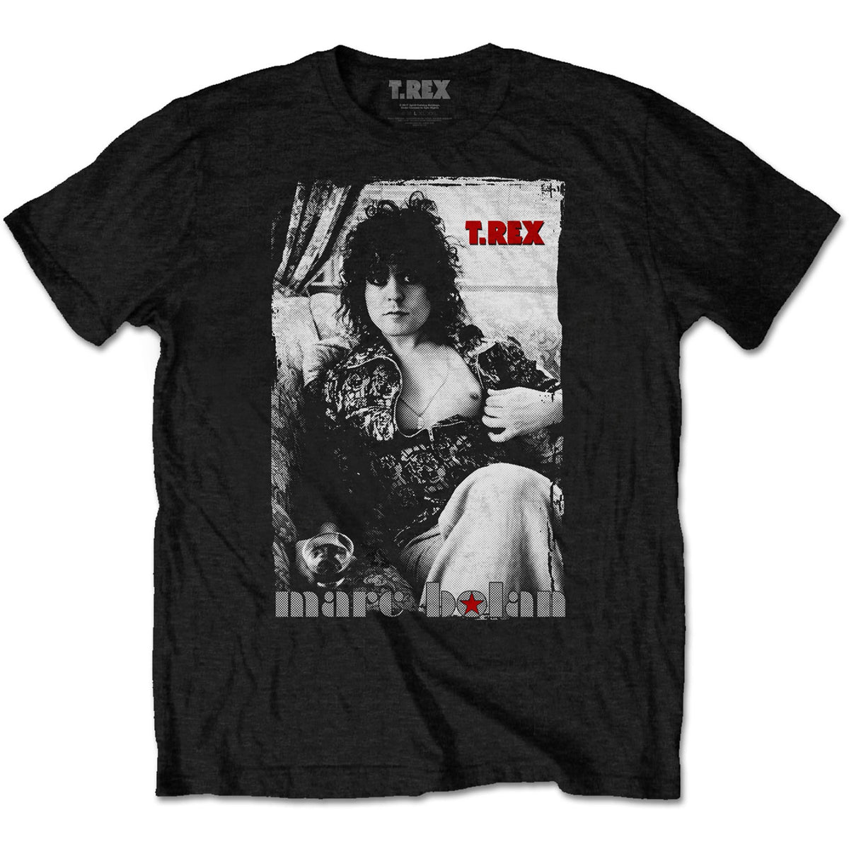 T-Rex Nipple Black Tee