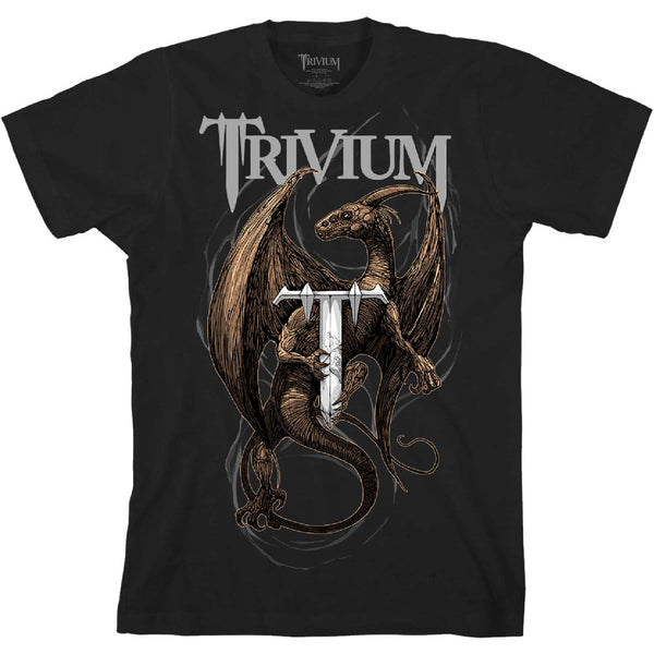 Trivium  Perched Dragon Black Tee