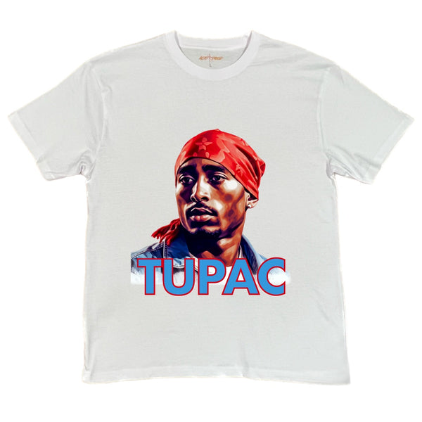 Tupac Red Bandana Design Tee