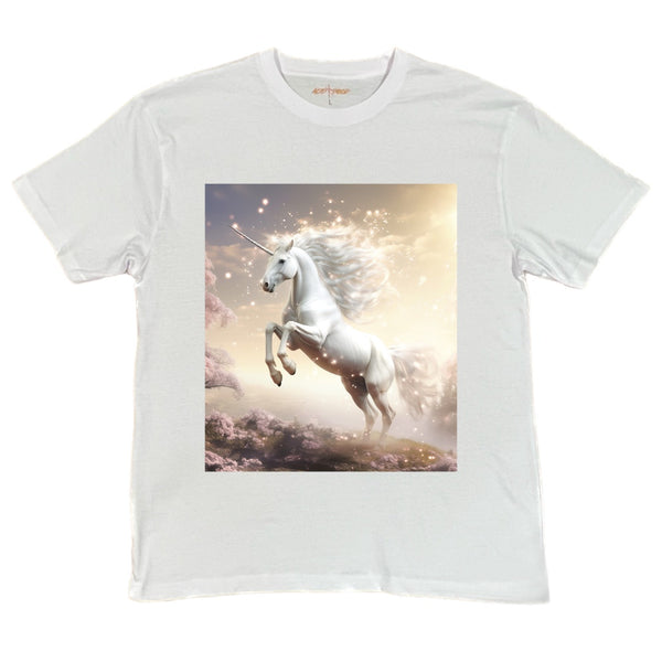 Unicorn White Tee