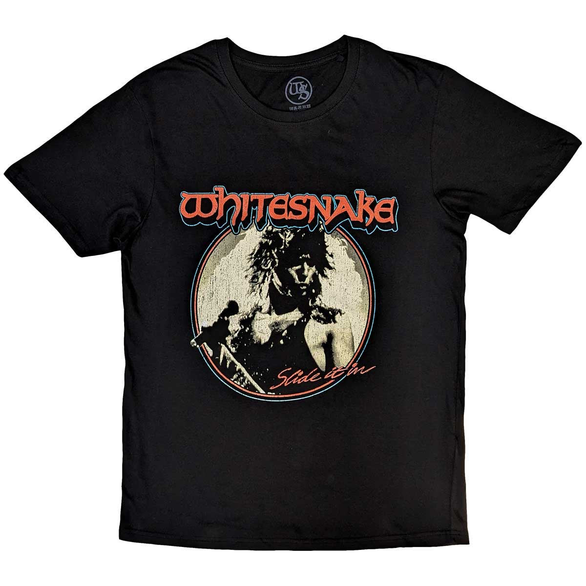 Whitesnake Slide it in Black Tee