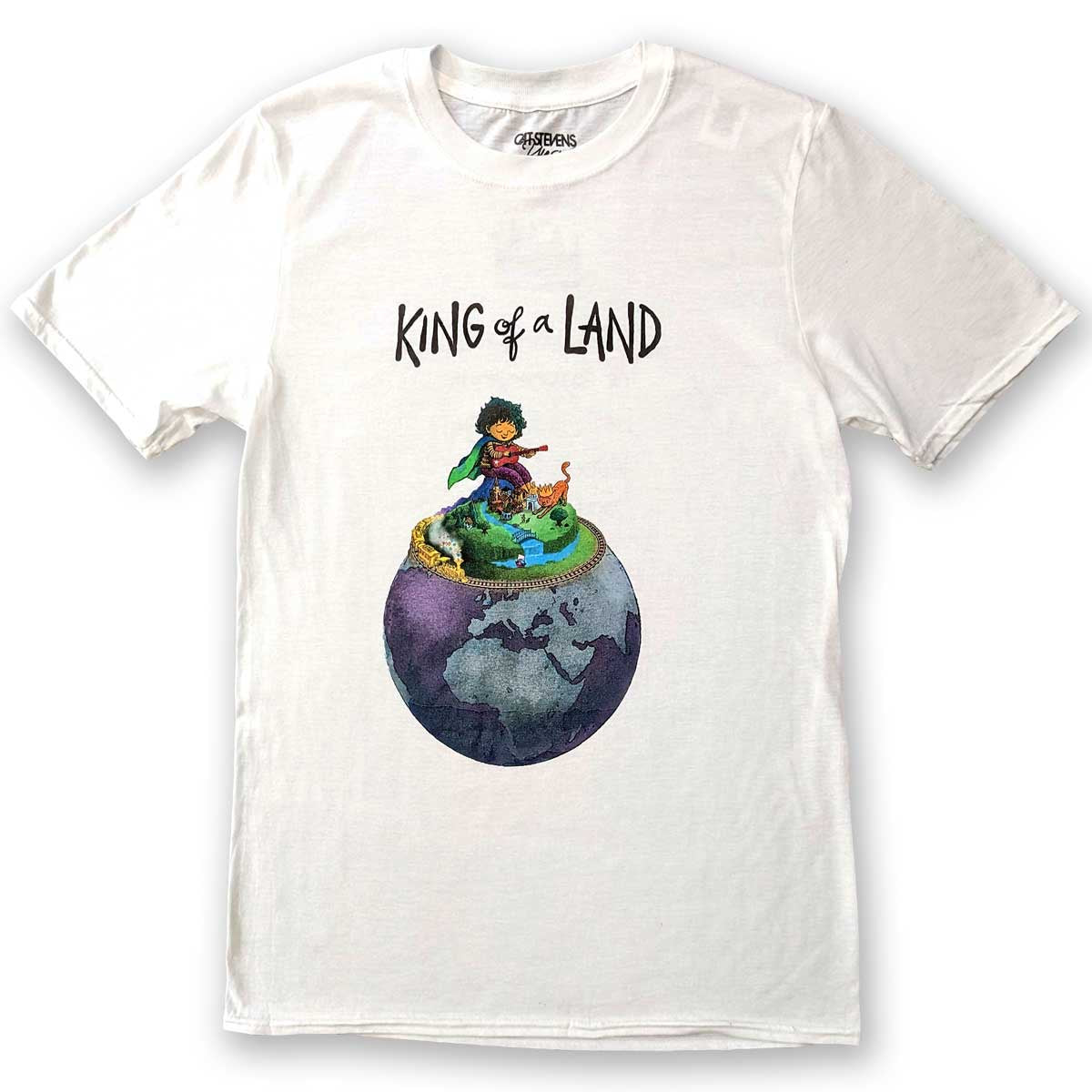 Cat Stevens King of a Land White Tee