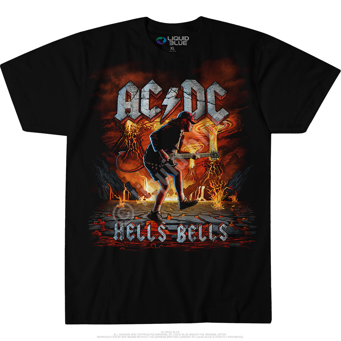 AC-DC Rock Eruption Tee