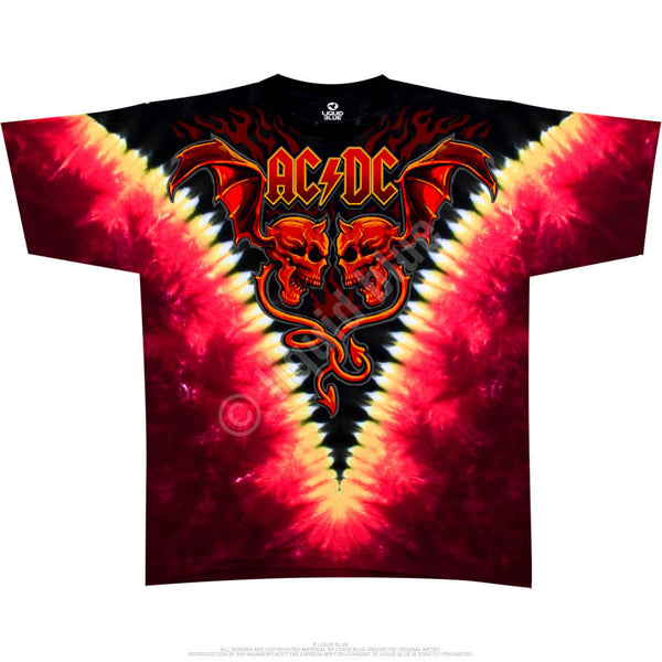 AC-DC Evil Wings Tie-Dye Tee