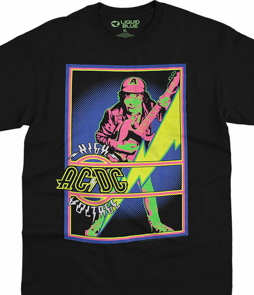 AC-DC High Voltage Blacklight Tee