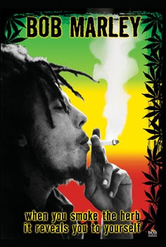 Bob Marley Smoke the Herb Poster #65