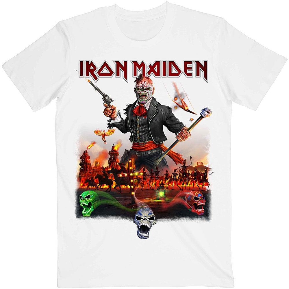 Iron Maiden Legacy of the Beast Live in Mexico City White Tee