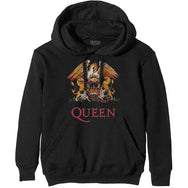 Queen Classic Crest Black Hoodie