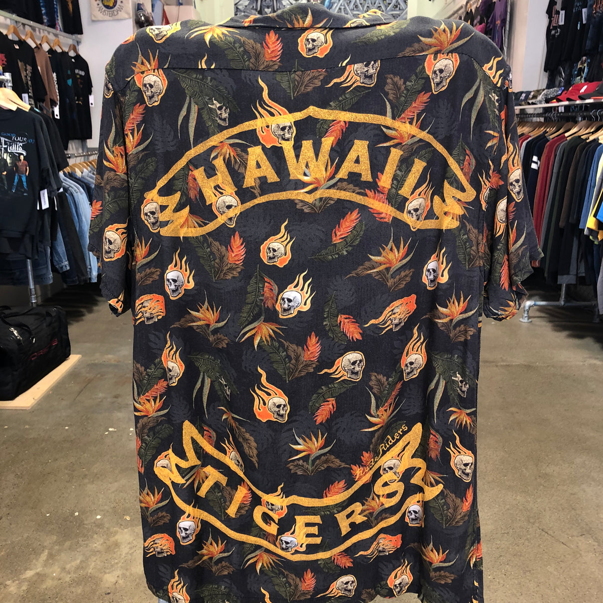 Rude Riders Los Hawaiian Skull Shirt