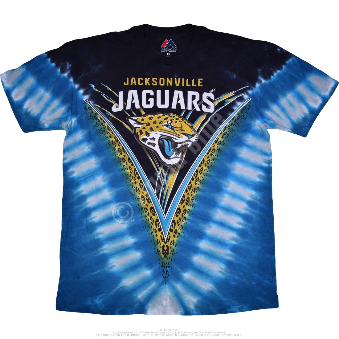Jacksonville Jaguars V Tie-Dye Tee