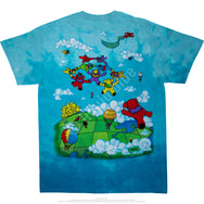 Grateful Dead Parachuting Bears Tie-Dye Tee