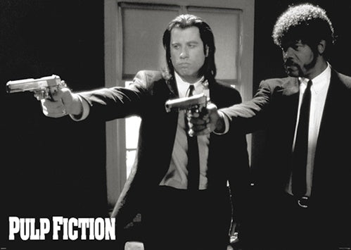 Pulp Fiction Vincent and Jules Guns Poster #211